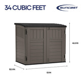 Horizontal Shed by Suncast®, Made in The USA Suncast