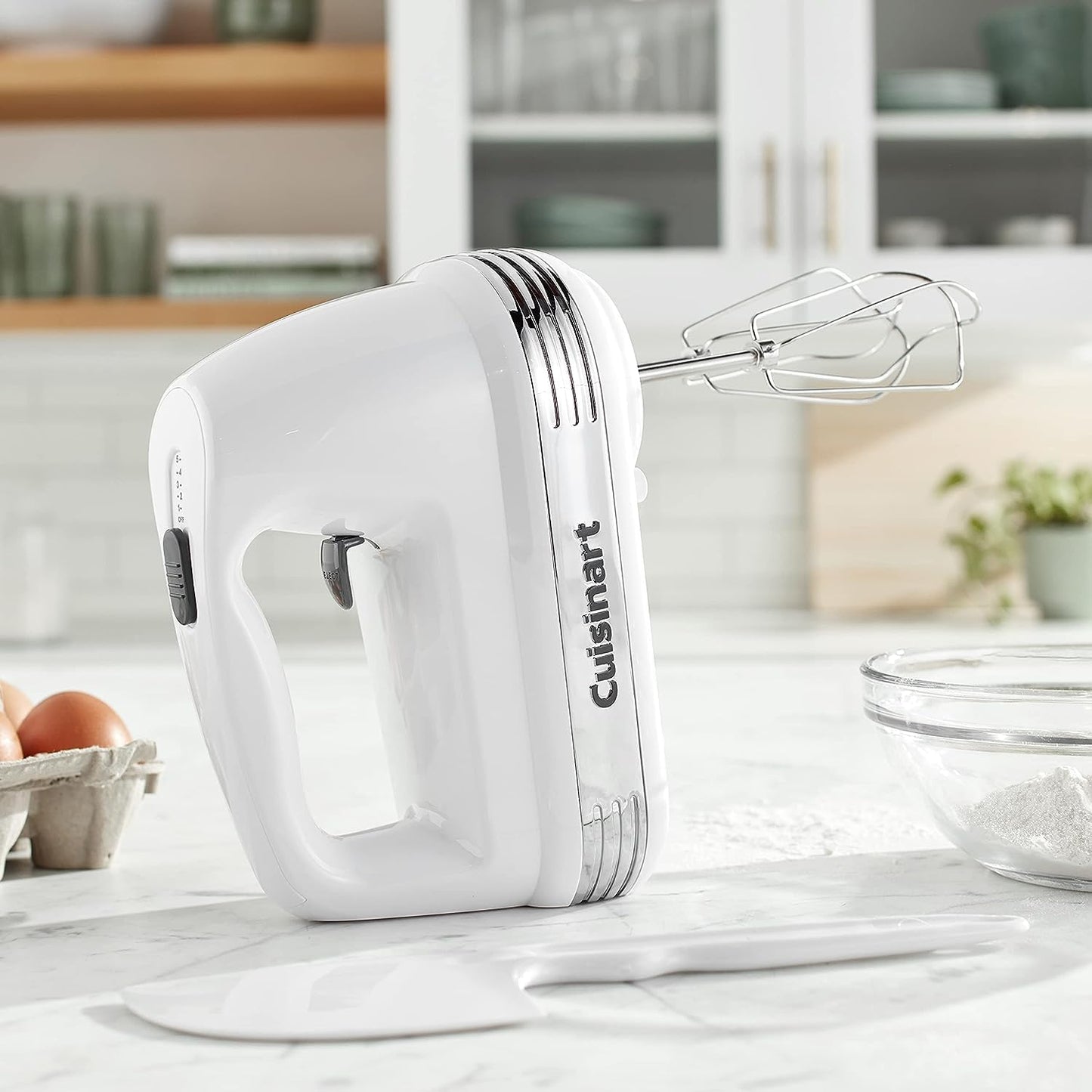 Cuisinart HM-50 Power Advantage 5-Speed Hand Mixer, White