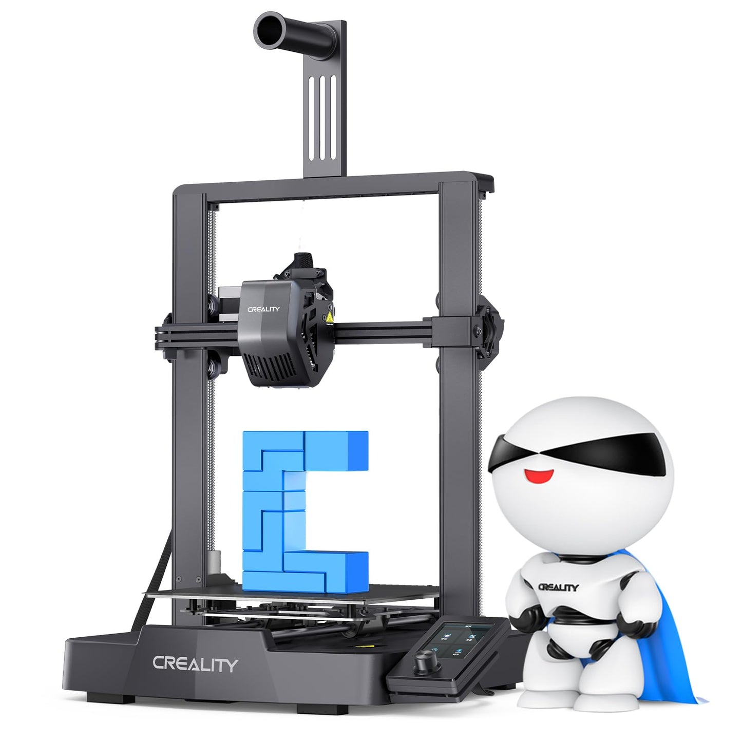 Creality Ender 3 V3 SE 3D Printer with Auto Leveling, Auto Filament Transfer,Sprite Direct Exturder,Dual Z, MAX 250MM/S, Stable and High Precision,220×220×250mm - WoodArtSupply