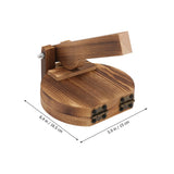 DOITOOL Wood Tortilla Press, Dumpling Skin Maker Presser Traditional Wood Dough Presser Tortilla Sope Maker, Heavy Duty Corn Tortilla Machine DOITOOL