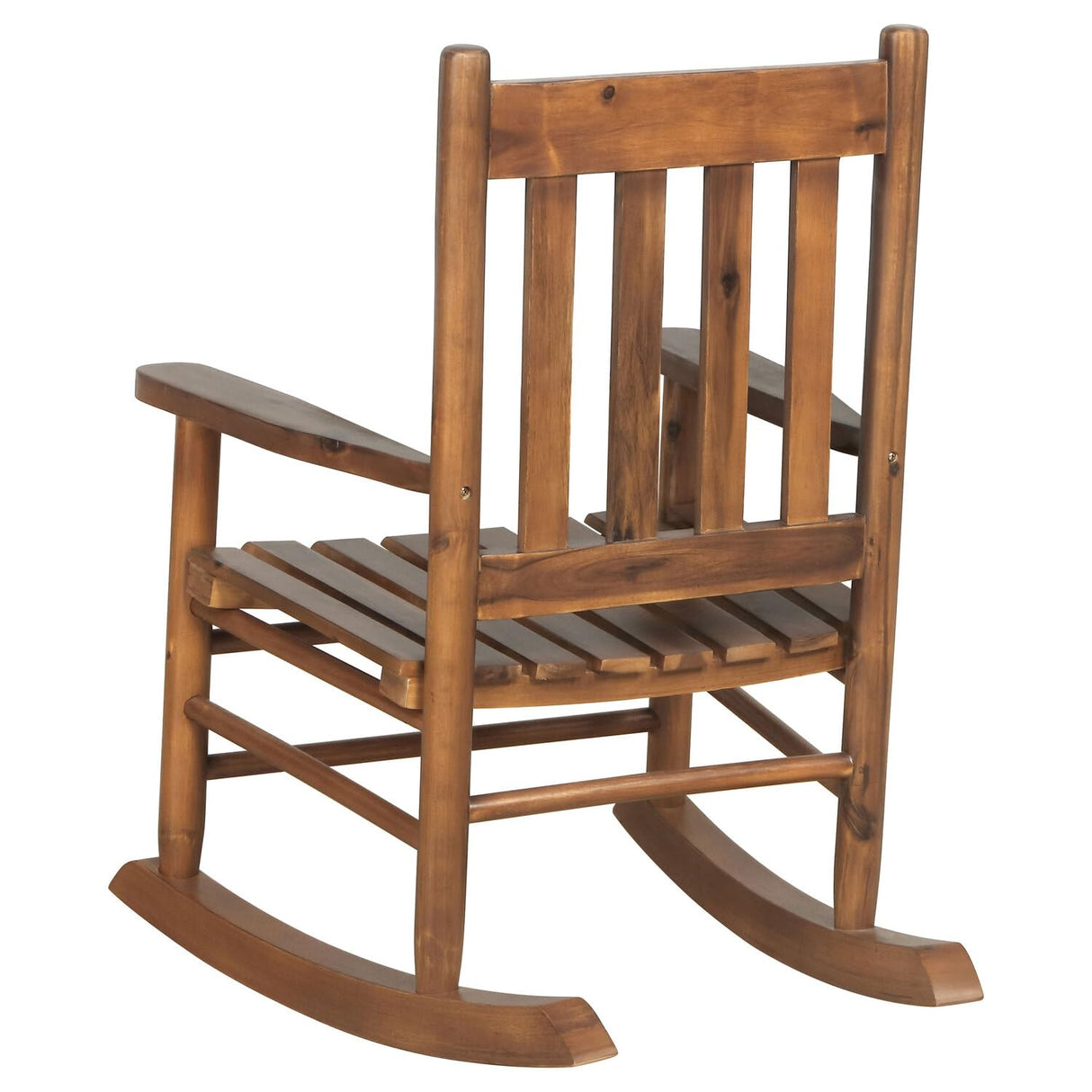 Coaster Furniture Country Farmhouse Kids Solid Wood Rocking Chair Slat Back Golden Brown 609452 Coaster Home Furnishings