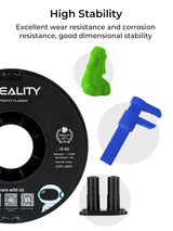 Creality ABS Filament 1.75mm, 3D Printer Filament, Excellent Resistance, Odorless Non-Toxic, Stability, Tough, 1kg(2.2lbs) Printing Filament for 3D Printer (Black) Creality