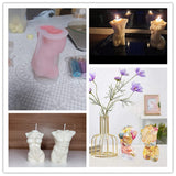 Silicone Human Body Mold, Resin Candles Molds, Homemade 3D Mould for Making DIY Soap,Candle, Chocolate, Plaster, Art Craf (Woman) JINZOFLY