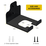 JNIHEEP Garage Organizer Trimmer Rack, Garden Power Tool Hanger Weed Whackers Holder Wall Mounted for Grass Trimmer, Hedge Trimmer, Garage Trimmer, Garden Tools,1 Pack JNIHEEP