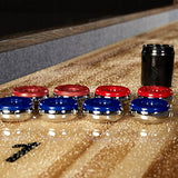 Barrington Billiards 12' Webster Shuffleboard Table with Scratch-Resistant Playfield and 8 Puck Set Barrington Billiards