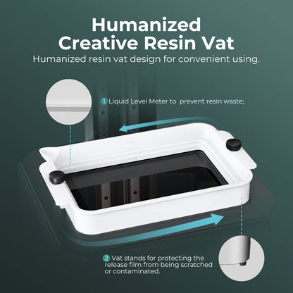 Creality Resin 3D Printer LD-006 8.9 Inch Ultra 4K Monochrome LCD Upgraded UV Resin Photocuring Printer with Fast and Precise Printing Print Size of 7.55×4.72×9.84 Inch - WoodArtSupply