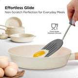 Kitchen Mama WaltzGrip Platinum Silicone Pancake Spatula Turner: Heat-Resistant, Slotted Tapered Head, Stainless Steel Core, Durable, Dishwasher-Safe, Ideal for Flipping and Wok Use (Metal Gray) Kitchen Mama