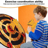 WIn SPORTS Toy Foam Axe Throwing Game - Indoor Outdoor Target Game,Includes Two Foam Axes, One 26” Easy Fold Target and A Carry Bag WIn SPORTS