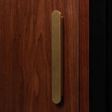 Modern Ember Marcel 72-in Smart Electric Fireplace TV Stand | 42” Firebox Heater | Multi-Flame Colors | Remote, Wi-Fi App, Alexa & Google | Fits TVs up to 80” | Warm Walnut with Brass Handles Modern Ember