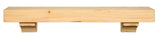 Pearl Mantels 412-48 Shenandoah Pine 48-Inch Fireplace Mantel Shelf, Unfinished Pearl Mantels