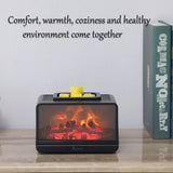 MeplLivs Static Flame Fireplace Electric Wax Melt Warmer PTC Heating Plate Monochromatic Wax Burner Fragrance Wax Warmer for Home Office Gifts & Decor£¨Black£© MeplLivs