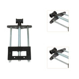 kimllier 9 Inch Woodworking Bench Vise Heavy Duty Steel Front Bench Table Vise with Mounting Screws Durable Woodworking Vise Fit for Home kimllier