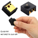 3D Printer Hotend Silicone Sock, 6 PCS Heater Block Silicone Cover for Creality Ender 3/3 Pro/3 V2, Ender 5/5 Plus/ 5 Pro, CR 10 Series, MK7/ 8/9 3D Printer Hotend KITANIS