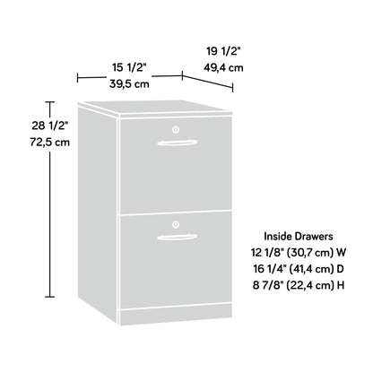 Sauder County Line Dresser, L: 15.55" x W: 19.45" x H: 28.54", Classic Cherry Finish - WoodArtSupply