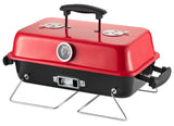 Portable Charcoal Grill, Tabletop Outdoor Barbecue Smoker, Small BBQ Grill for Outdoor Cooking Backyard Camping Picnics Beach by DNKMOR RED WoodArtSupply