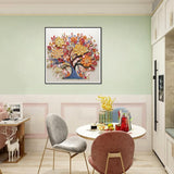 SJUTOUCI Diamond Art Painting Kits for Adults, 5D Tree of Life Special Shape Diamond Art for Beginners, Crystal Rhinestones Dots Bead Art for Home Wall Decoration Gift 12×12inch SJUTOUCI