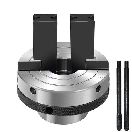 3-1/4 inch 2-Jaws Pen Drilling Wood Lathe Chuck with 1" X 8TPI Headstock Thread, Dedicated Reversible Self-Centering Pen Drilling Lathe Chuck for Woodturning Pen Turning Lathe NNBWKIXI