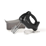 Hamilton Beach Power Deluxe 6-Speed Electric Hand Mixer with Snap-On Storage Case, QuickBurst, Beaters, Whisk, Powerful 250 Watt Motor, Bowl Rest, Black (62692) Hamilton Beach