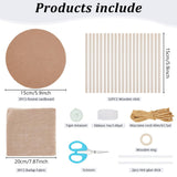 FREEBLOSS Woven Basket Kit Round Cardboard Woven Basket Kit DIY Woven Basket Set Macrame Cord Woven Basket Kit for Beginners Basket Weaving Supplies Basket Weaving Kits for Adults FREEBLOSS