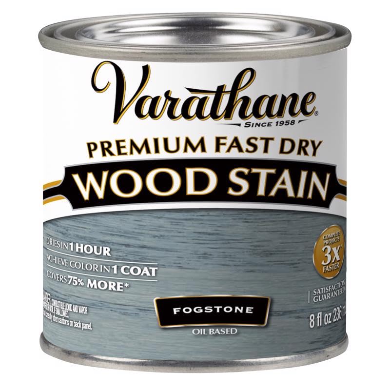 Rust-Oleum Varathane Premium Fast Dry Fogstone Wood Stain Half Pint - WoodArtSupply