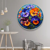 5D Diamond Art Painting Kits Black Labrador Stained Glass Circle Shape Full Drill Round Beads Diamond Art Gems Painting by Number Kits Wall Decoration Dog Memorial Gift 25x25cm(2) Generic