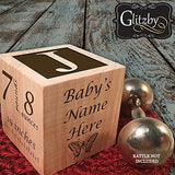 Baby Block Gift for Newborn Boy or Girl - Personalized Birth Announcement Wood Wooden Block New Baby Gifts Custom Item by Glitzby Glitzby