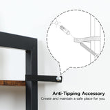 HOOBRO Over The Toilet Storage, 3-Tier Over Toilet Bathroom Organizer, Bathroom Shelves Over Toilet, Space Saver Over The Toilet Shelf, Easy to Assemble, Rustic Brown BF41TS01 HOOBRO