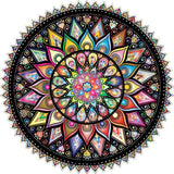 Huacan Mandala Diamond Painting Kits AB Diamond Art Kits for Adults Beginner 5D Full Drill Round Diamond Dots Painting with Diamond Gift 11.8x11.8inch/30x30cm Huacan