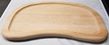 Solid Grooved Red Oak High Chair Tray Wood Antique Vintage Baby Toddler Infant seat Antique Hardware & More