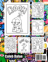 Cartoon Coloring Book: Coloring Book for Adults Teens and Children Featuring Super Unique Cartoon Characters with Easy and Simple Designs for Stress Relief and Relaxation WoodArtSupply