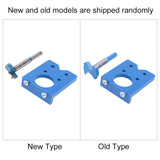 Hilitand 35mm Concealed Hinge Jig Kit, Woodworking Tool Drill Bits Hinge Drilling Hole Router Jig for Cabinet Cupboard Door Installation Hilitand