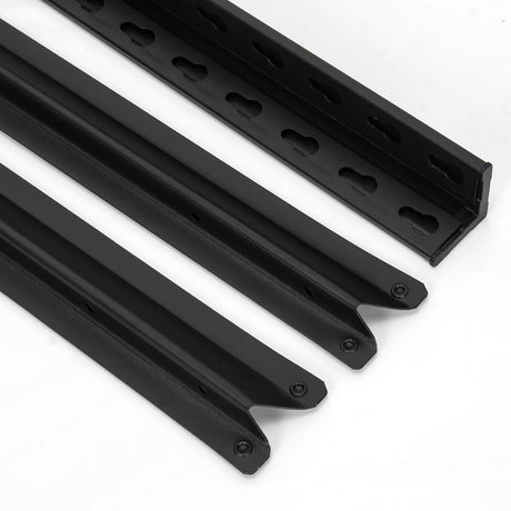Storage Shelves 3 Tier Adjustable Garage Shelving Heavy Duty 31.5" W x 15.7" D x 31.5" H Metal Shelving Unit for Garage Shelves, Utility Rack Shelf, Storage Warehouse Pantry Closet, Black Abesthink