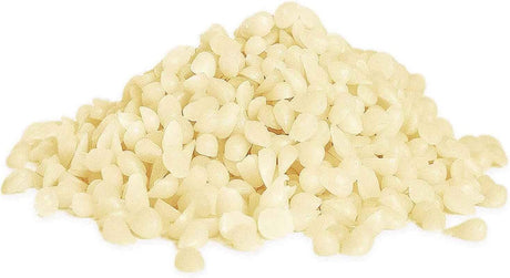 fclayvts 5 LB White Beeswax Pellets, Bulk Beeswax Beads (80 OZ), Unscented, Candle Making Supplies fclayvts