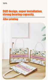 E-Found 20 Pack Burlap Tote Bags Jute Tote Bags Sublimation blank Tote Bags Reusable Water Resistant Beach Bag Blank Canvas Grocery Bag for Women Bridesmaid Wedding Gift DIY 12.6 x 8.3 x 5.1 Inch E-Found