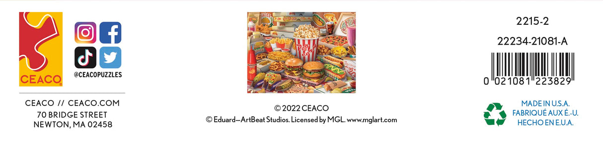 Ceaco - Yum Yum - 300 Oversized Piece Jigsaw Puzzle Ceaco