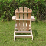 Merry Garden Kids Foldable Wooden Adirondack Chair, Children's Outdoor Patio Furniture, Garden, Lawn, Deck Chair, Unfinished Merry Garden