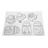 Shrinky Dink Sheets Set, Cartoon Dinosaurs and Girls Pattern Shrinky Plastic Sheet Kit with 10pcs Key Rings and Small Lanyards DIY Accessories for Crafts, Jewelry Making Cyrank