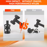 ERYONE Nylon Filament 1.75mm +/- 0.03mm, 3D Printer PA6 Filament 1kg (2.2LBS)/Spool, Fit Most FDM Printer, PA6 Black ERYONE