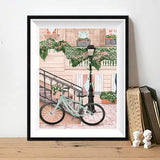 LIULIMI Diamond Painting Kits, DIY 5D World Landscape Diamond Painting Kit, Round Diamond Art Full Diamond Cartoon Style 12 X 16 in (Oristano) LIULIMI