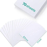 Watercolor Paper Bulk, 8.5x11 inches, 70 Sheets (180gsm) Artist Paper - Watercolors, Mixed Media, Drawing and Art Journaling… Bonmiy