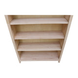 International Concepts Shaker Bookcase - 60 in H International Concepts