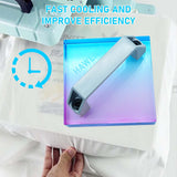 HAWERSI HTV Cooling Block with Handle,Craft Tool for Cooling Vinyl Heat Press,Accessories for Cricut Sublimation Paper,Heat Transfer Vinyl,Sublimation HTV, DTF Film,Iron on Vinyl,Heat Transfer Paper HAWERSI