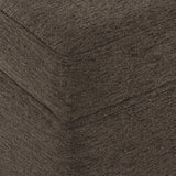 HomePop Home Decor | Dinah Collection Modern Storage Ottoman | Ottoman with Storage for Living Room & Bedroom (Chocalate Brown) HomePop