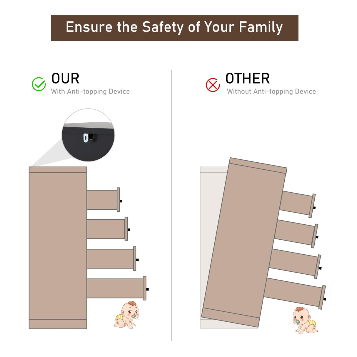 Black Dresser for Bedroom, 63 Inch Long 9 Drawers Dresser with Charging Station, Modern Large Wood Chest of Drawers Handle Free for Bedroom, Living Room, Entryway, Hallway, Black jiteentarou