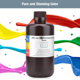 ELEGOO Upgraded ABS-Like 3D Printer Resin 2.0, 405nm UV-Curing LCD Resin High Precision Fast Curing Non-Brittle Photopolymer Resin for LCD Printing Grey 1000G ELEGOO