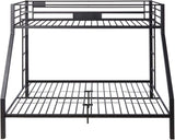 DOONREXS Upgraded Version Thicken Metal Full XL Over Queen Bunk Bed, Heavy Duty Stronger Steel Bunk Beds Full XL Over Queen Size with Ladders and Safety Guard Rail, Easy Assembly (Full XL Over Queen) WoodArtSupply