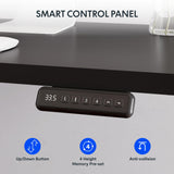 FLEXISPOT L Shaped Standing Desk, 63 x 47 Inch Electric Height Adjustable Corner Desk, Sit Stand Computer Workstation, Preset Controller, Home Office, Black Frame with Black Top FLEXISPOT