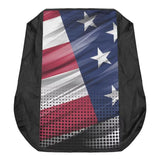 FUIALDOLG American Flag Universal Tractor Seat Cover Forklift Seat Cover Cushion Pad Universal Fit for Skid Loader Backhoe FUIALDOLG