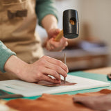 17 Pcs Round Leather Hole Punch Tool 0.5-7mm, Boyistar Metal Hollow Hole Punching for Leather Craft Punch Tools Set Round Hollow Tools for Belts, Watch Band, Paper, Plastic, Leather with Storage Box Boyistar