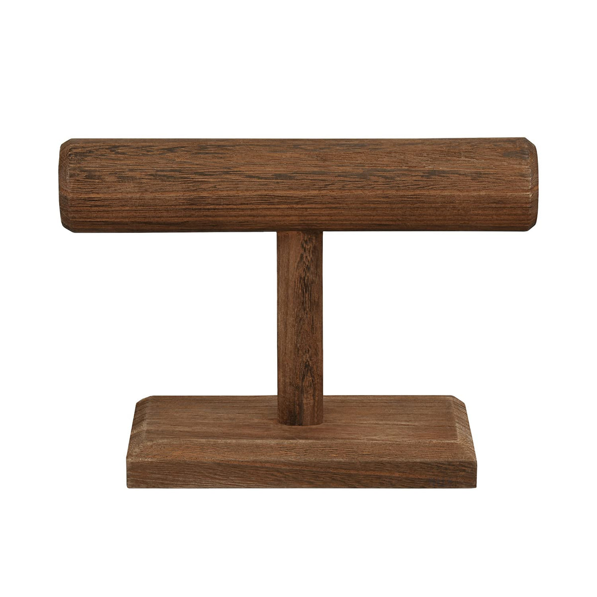 Ikee Design Antique Wooden Display Jewelry Accessory Stand, Bracelet Scrunchie Holder Display for Store, Showcase and Home, Brown Color, 7.9 W x 2.9 D x 5.5 H in Ikee Design
